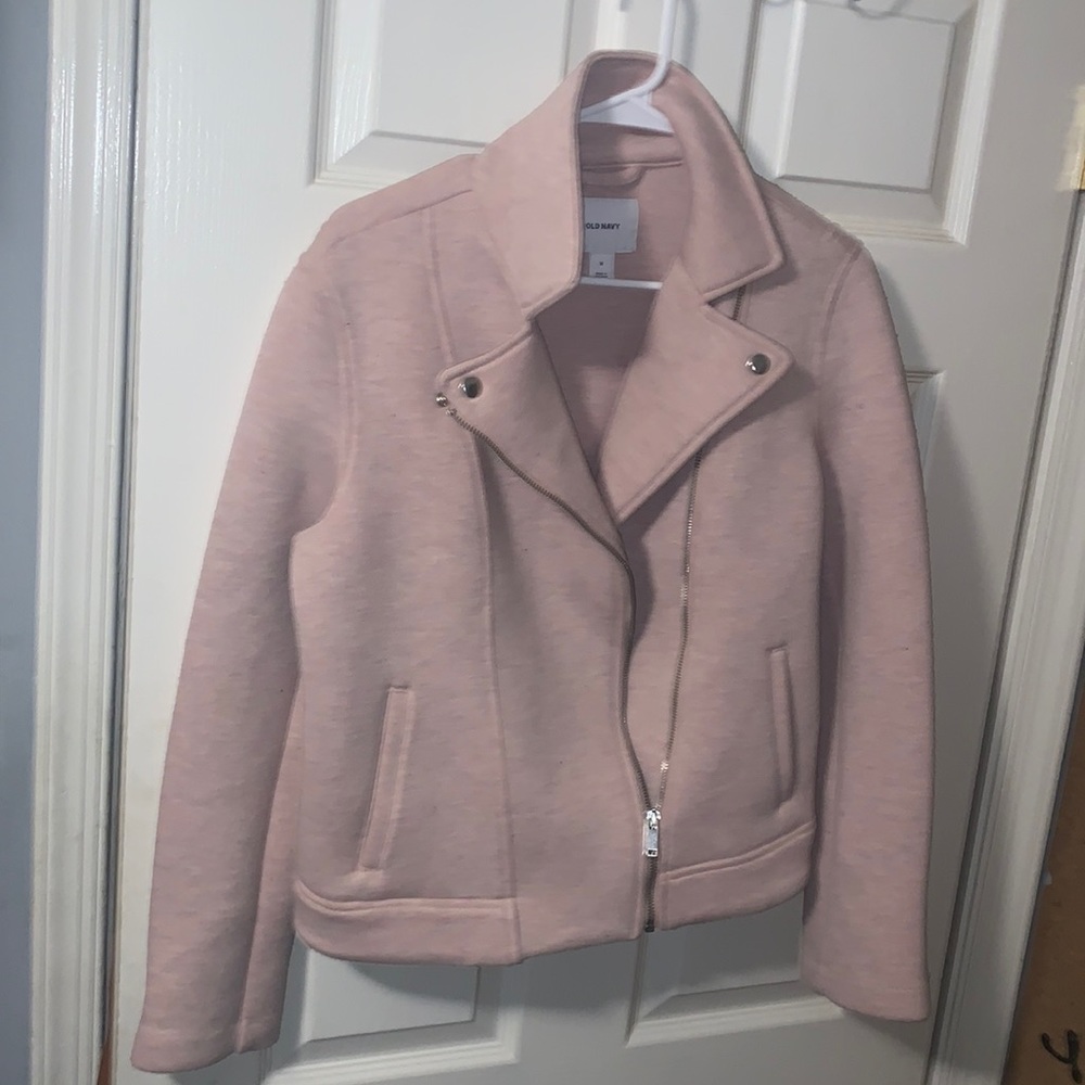 Blush Old Navy Motorcycle jacket